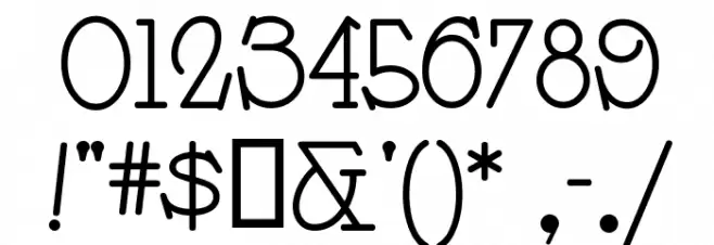 PayzantPen Font OTHER CHARS