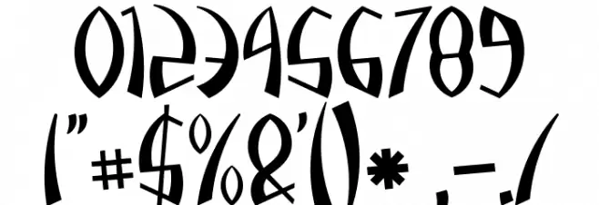 Pazuzu Font OTHER CHARS