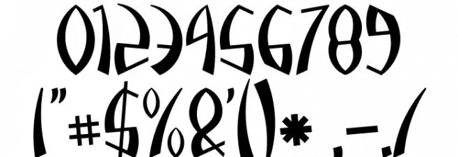 Pazuzu Font OTHER CHARS