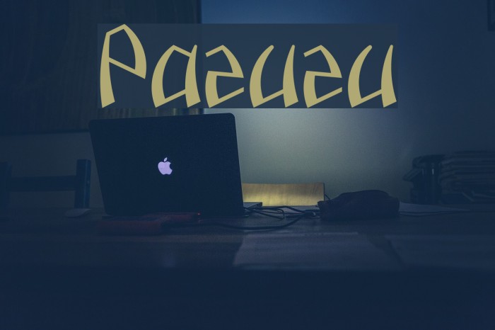 Pazuzu Font examples