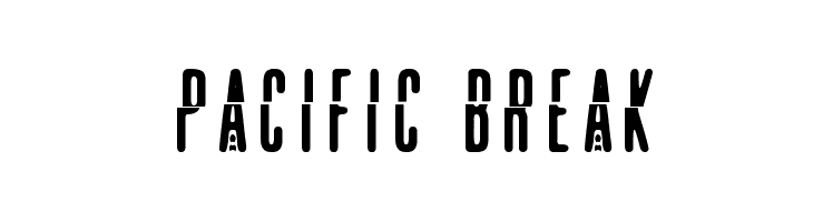 pacific break Font