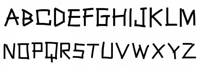 packing tape Font Litere mari