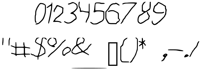 paint Font OTHER CHARS