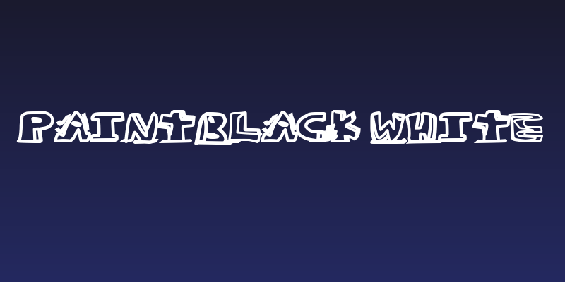 paintblack white Social Header