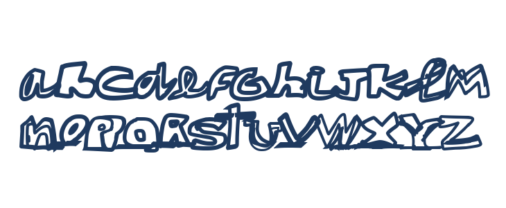 paintblack white Lowercase