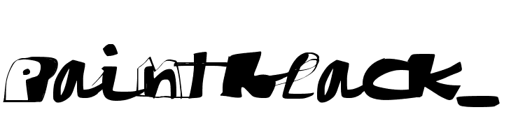 paintblack_  font caratteri gratis