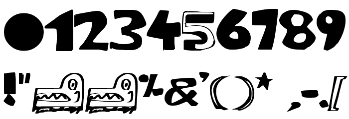paintblack_ Font OTHER CHARS