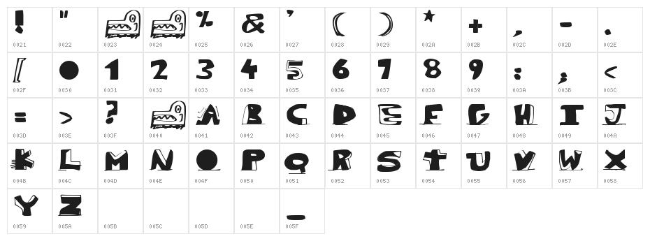 paintblack_ Character Map