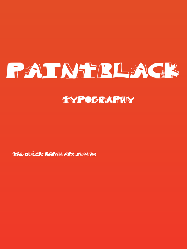 paintblack Poster