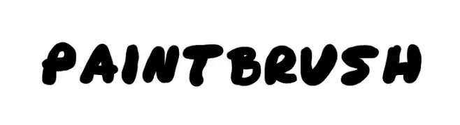 paintbrush  Frei Schriftart Herunterladen