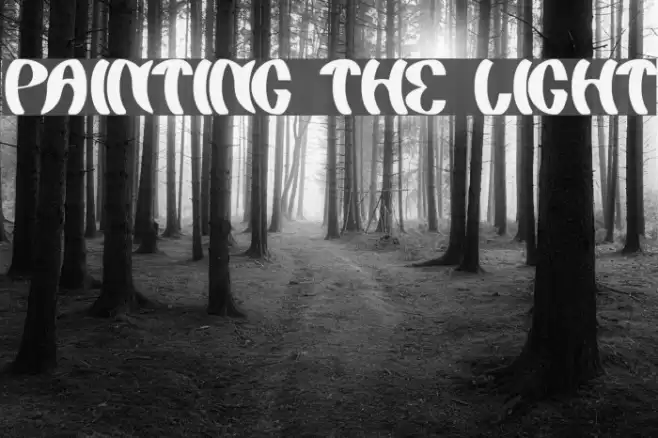 painting the light Font examples