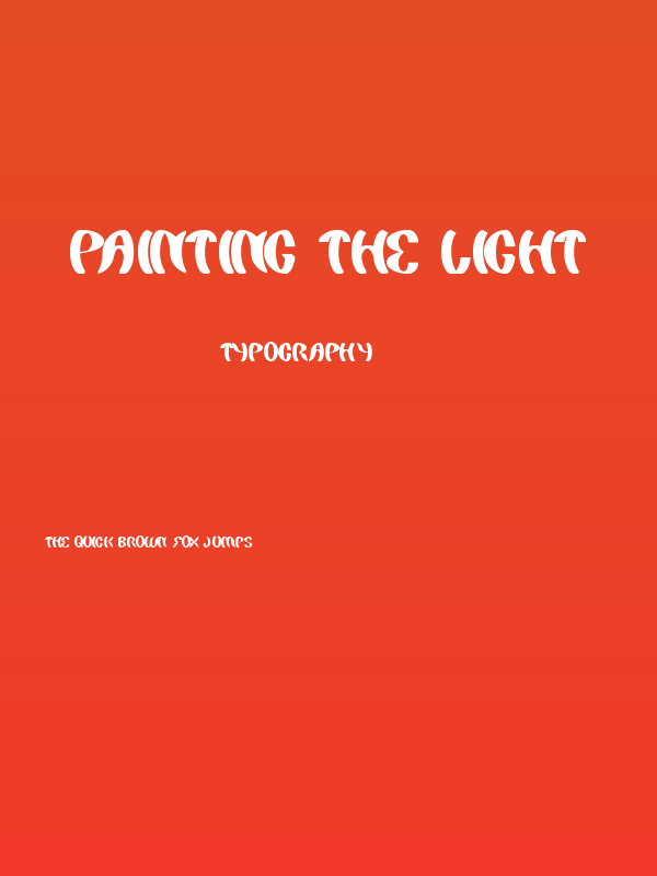 painting the light Poster