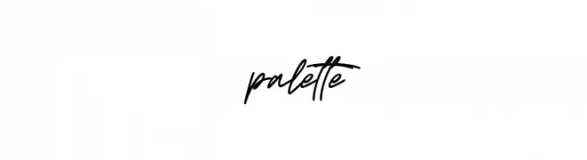 palette  Frei Schriftart Herunterladen