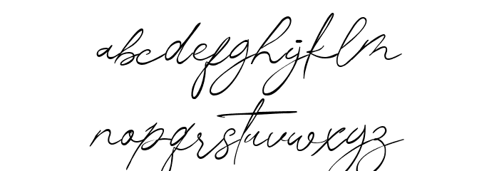 pamsetto Font LOWERCASE
