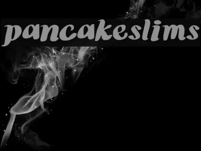 pancakeslims Font examples
