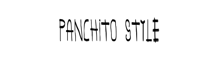 panchito style  baixar fontes gratis