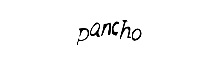 pancho  font caratteri gratis