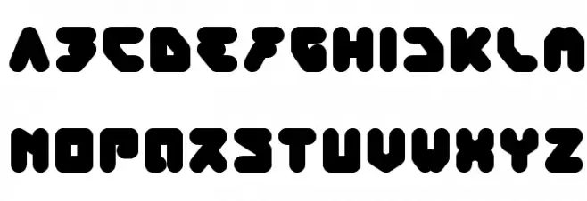 panda ROBOT Schriftart Groß