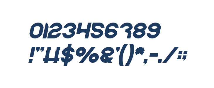 pandaman Bold Italic Other Characters