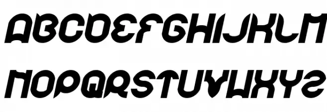 pandaman Bold Italic 字体 大写