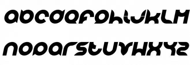 pandaman Bold Italic फ़ॉन्ट लोअरकेस