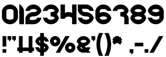 pandaman Bold Font OTHER CHARS