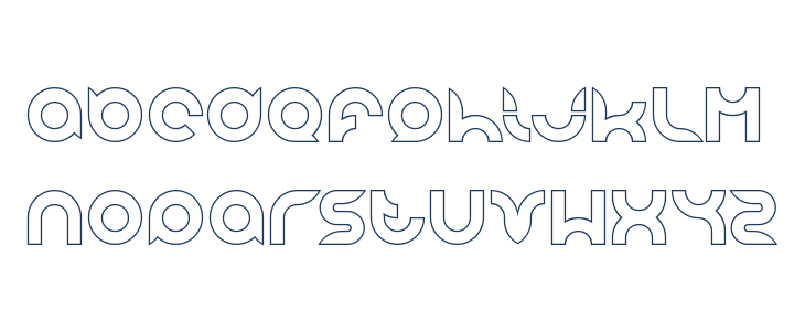 pandaman-Hollow Lowercase