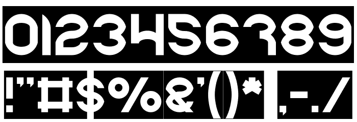 pandaman-Inverse Font OTHER CHARS