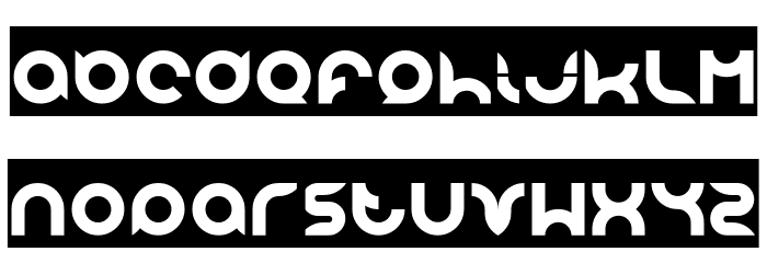 pandaman-Inverse Font LOWERCASE