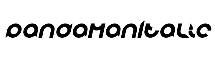 pandaman Italic  免费字体下载