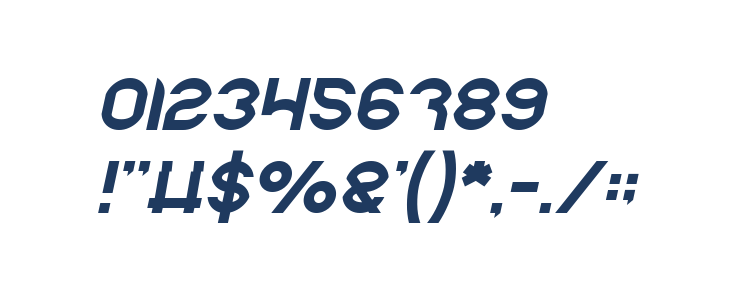 pandaman Italic Other Characters