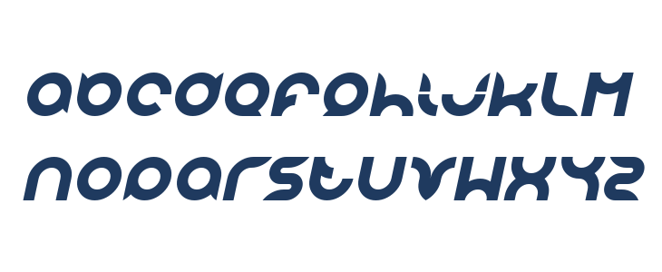 pandaman Italic Lowercase
