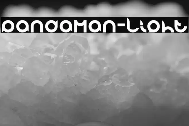 pandaman-Light Font examples