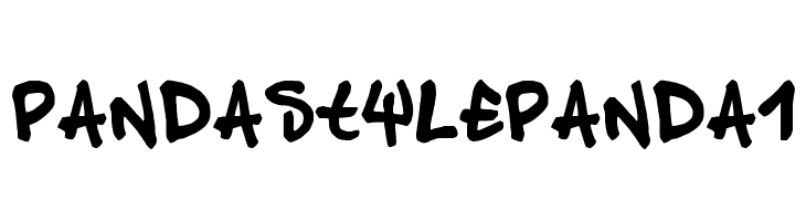 pandastylepanda1  免费字体下载