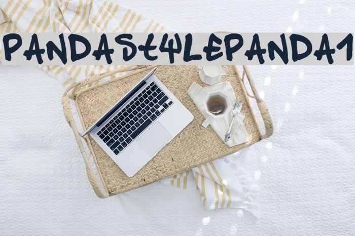 pandastylepanda1 Font examples