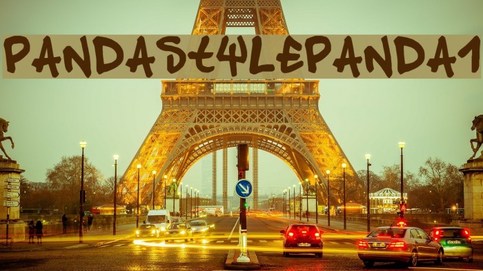 pandastylepanda1 Font examples