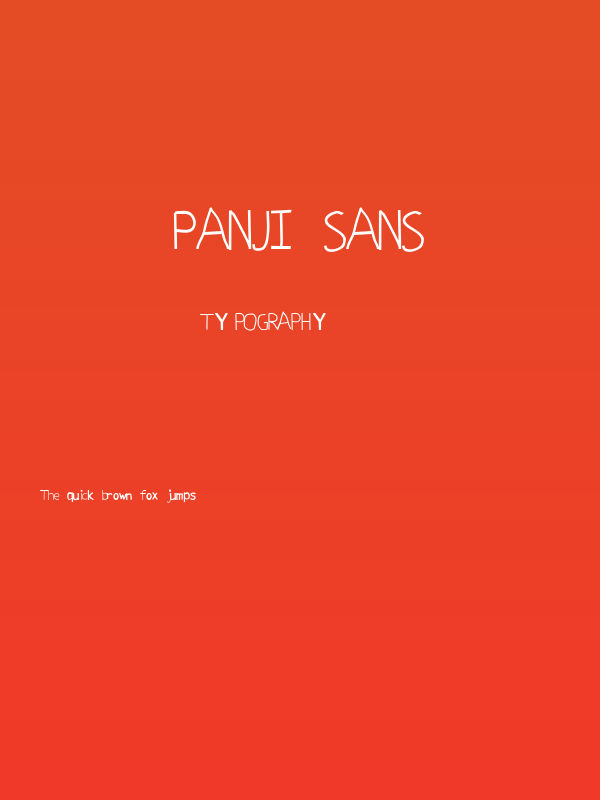 panji sans Poster