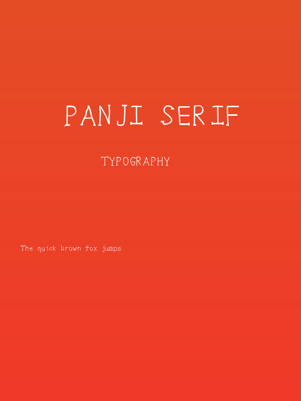 panji serif Poster