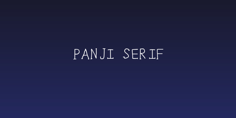 panji serif Social Header