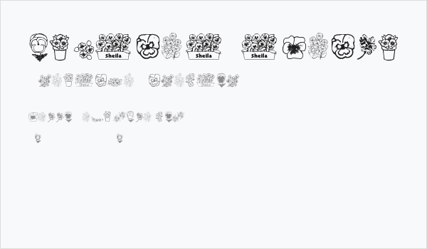 pansies4sheila Business Card