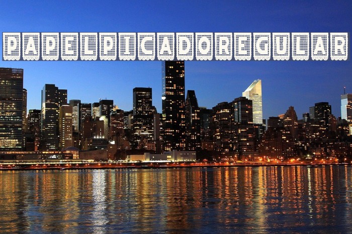 papelpicado-Regular Font examples