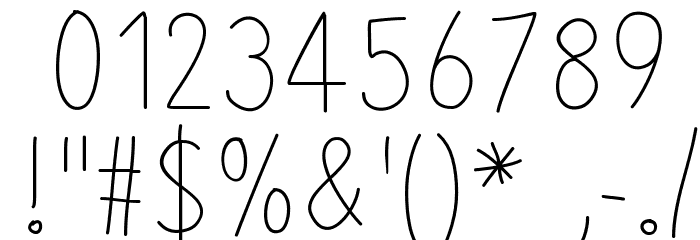 paperfont1 Font OTHER CHARS