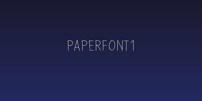 paperfont1 Social Header