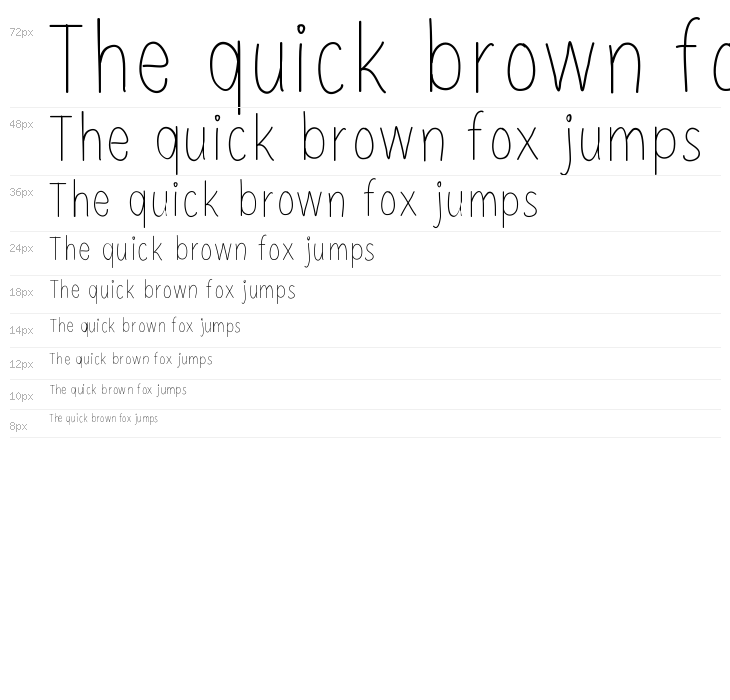 paperfont1 Waterfall