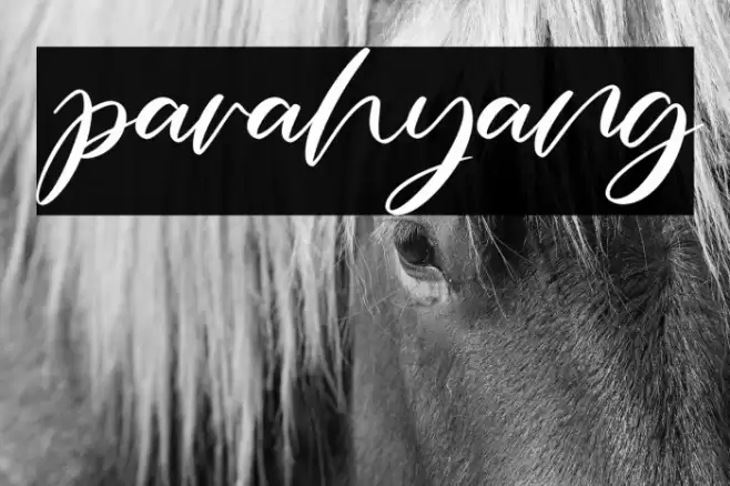 parahyang Font examples
