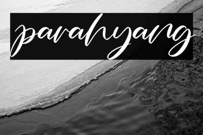 parahyang Font examples