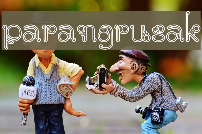 parangrusak Font examples
