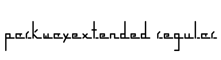 parkwayextended Regular  免费字体下载
