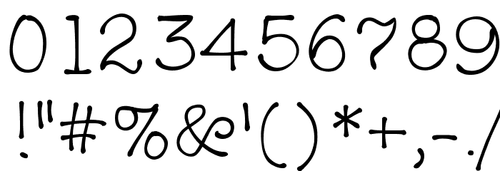 parsniptime Font OTHER CHARS