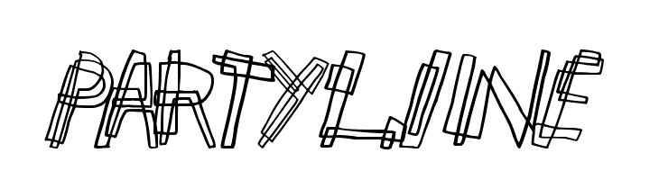 partyline  font caratteri gratis